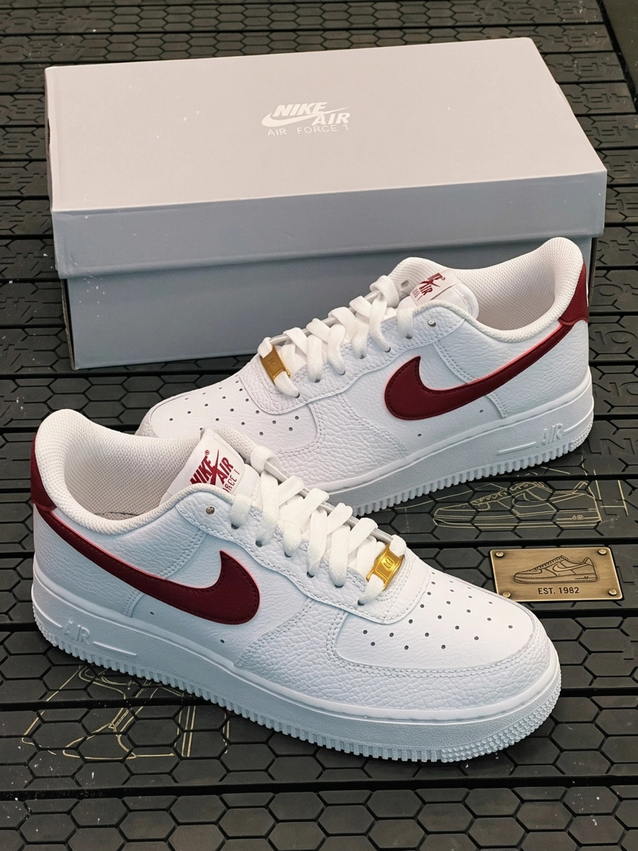 新鞋开箱！复古红白AF1美到心巴~👟
