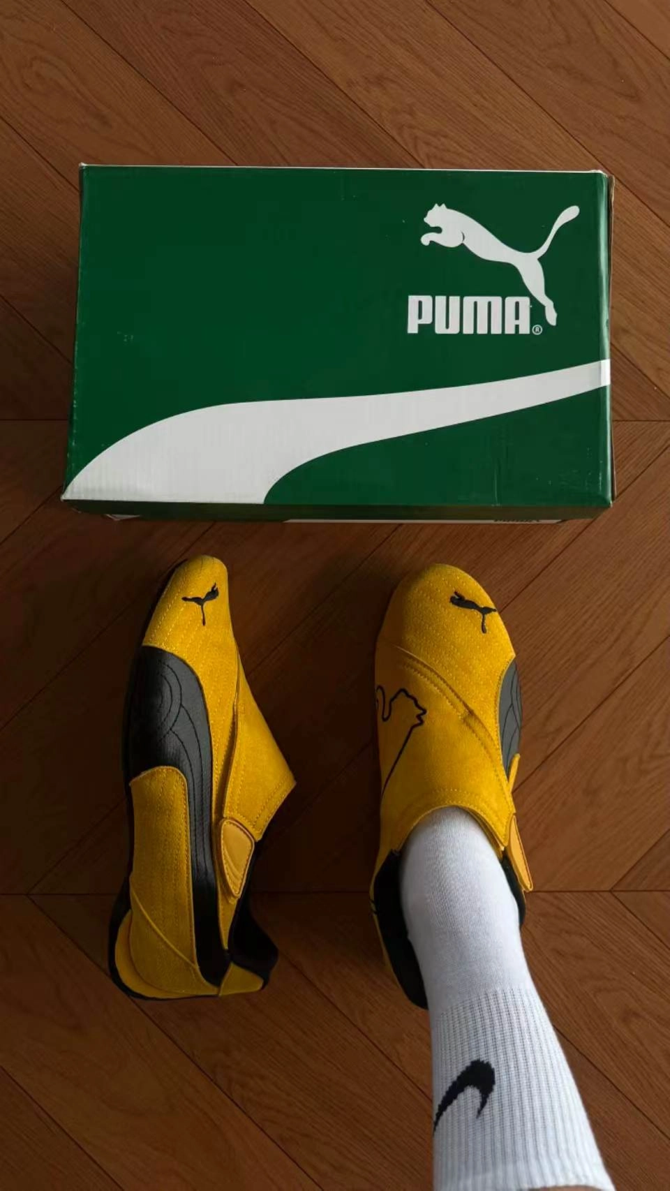 PUMA黄黑魔术贴｜日常上脚真实感受🍂