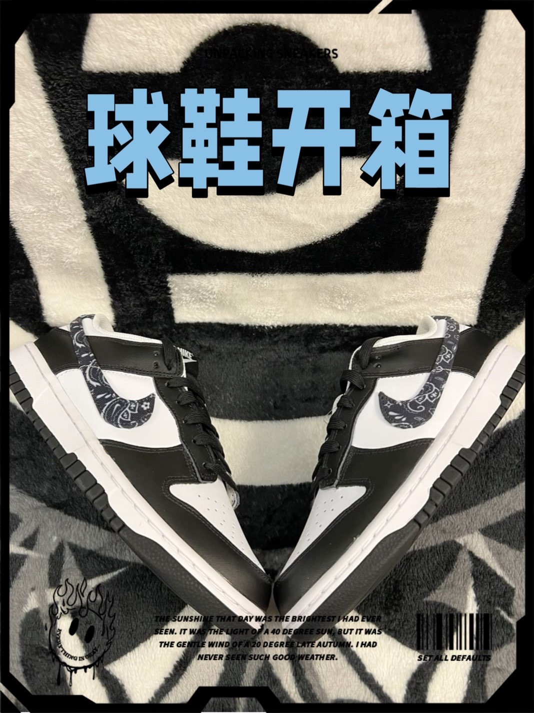 相对dunk low 黑白熊猫配色我们已