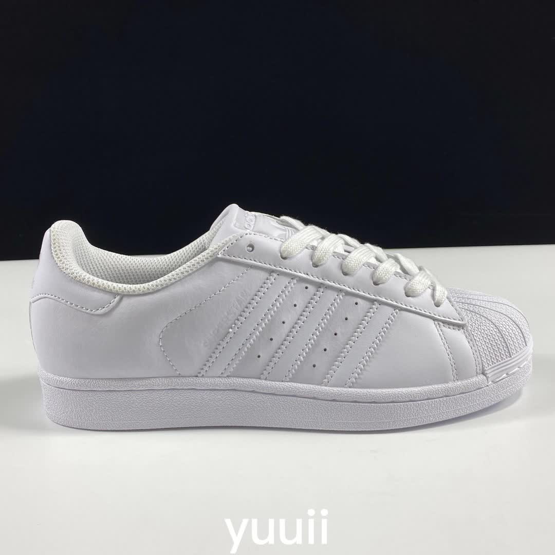 adidas originals Superstar Foundation 三叶
草经典贝壳头休闲板