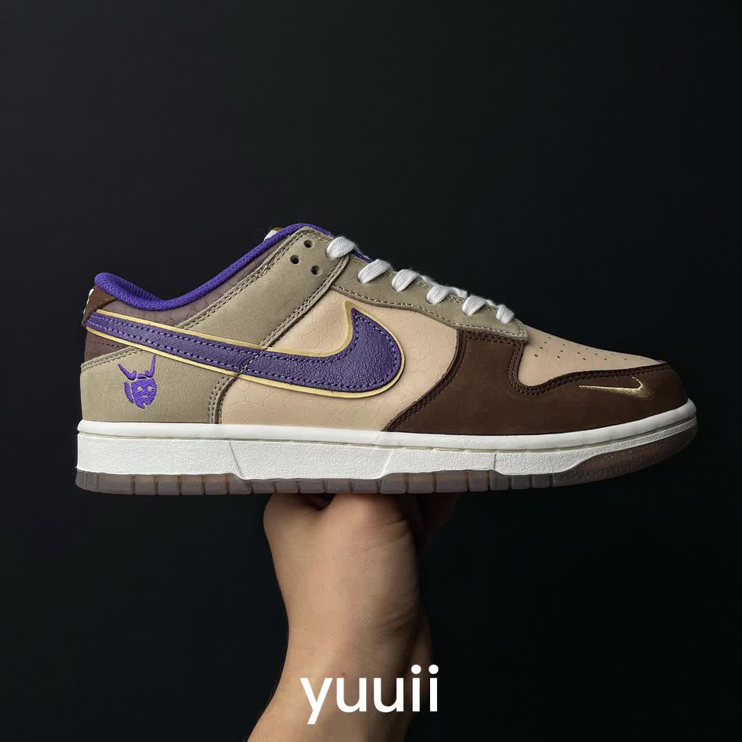 Nike Dunk Low "Setsubun" 复古休闲板鞋 棕色魔神