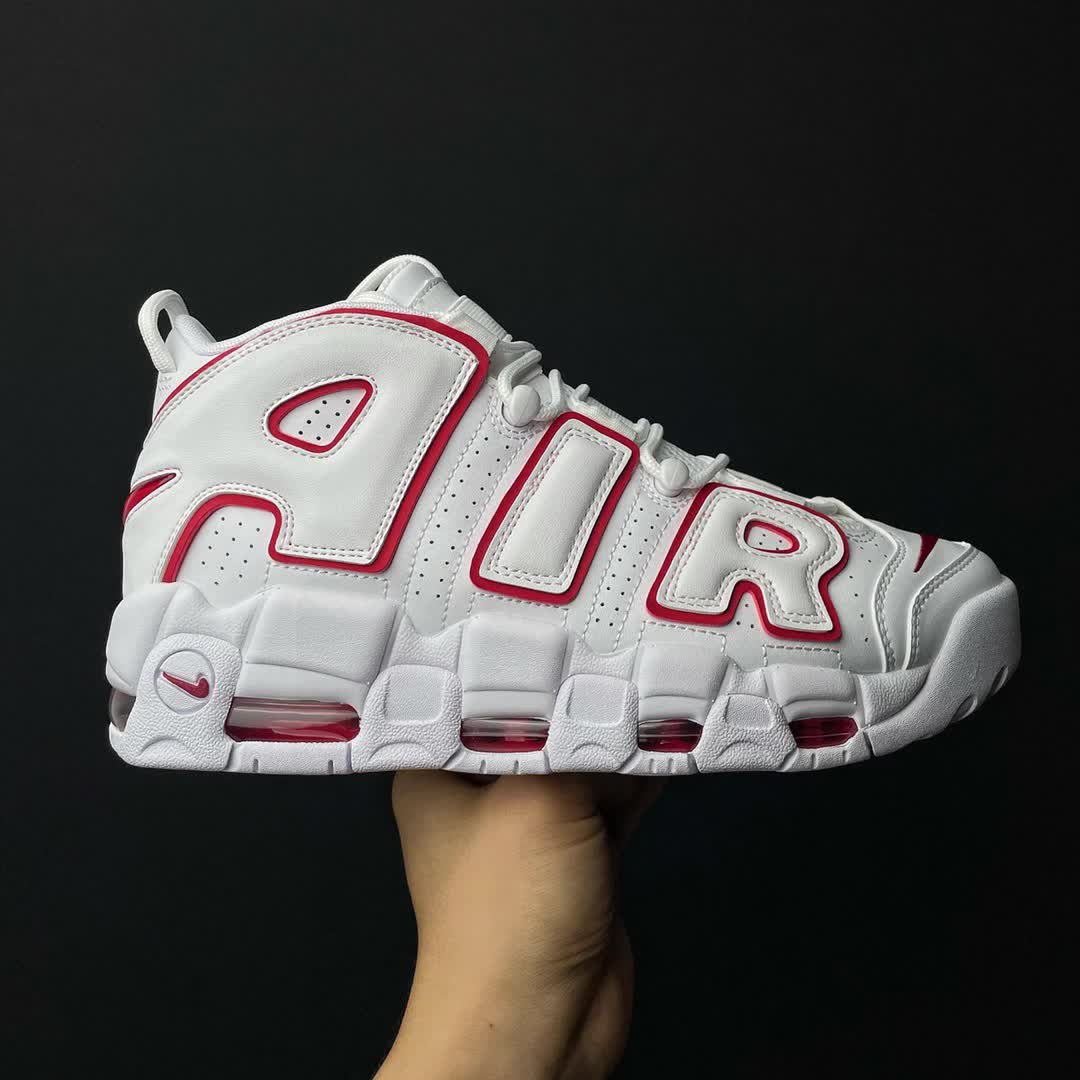Nike Air More Uptempo "White Varsity Red
Outine" (