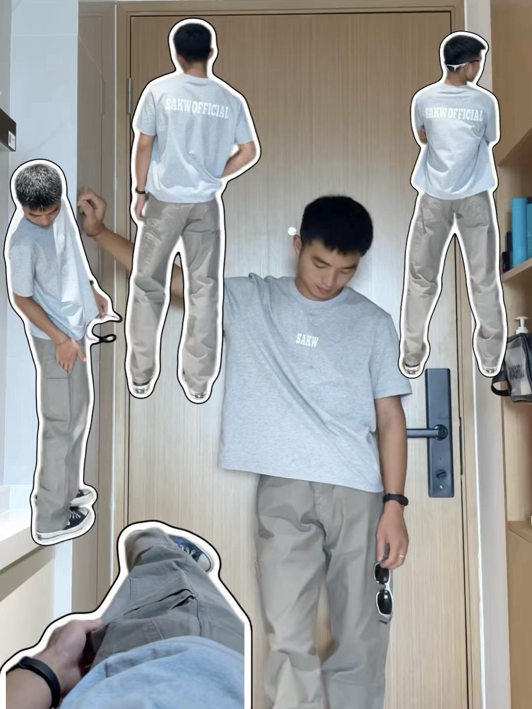 街头工装穿搭｜少不了这条工装牛仔裤
