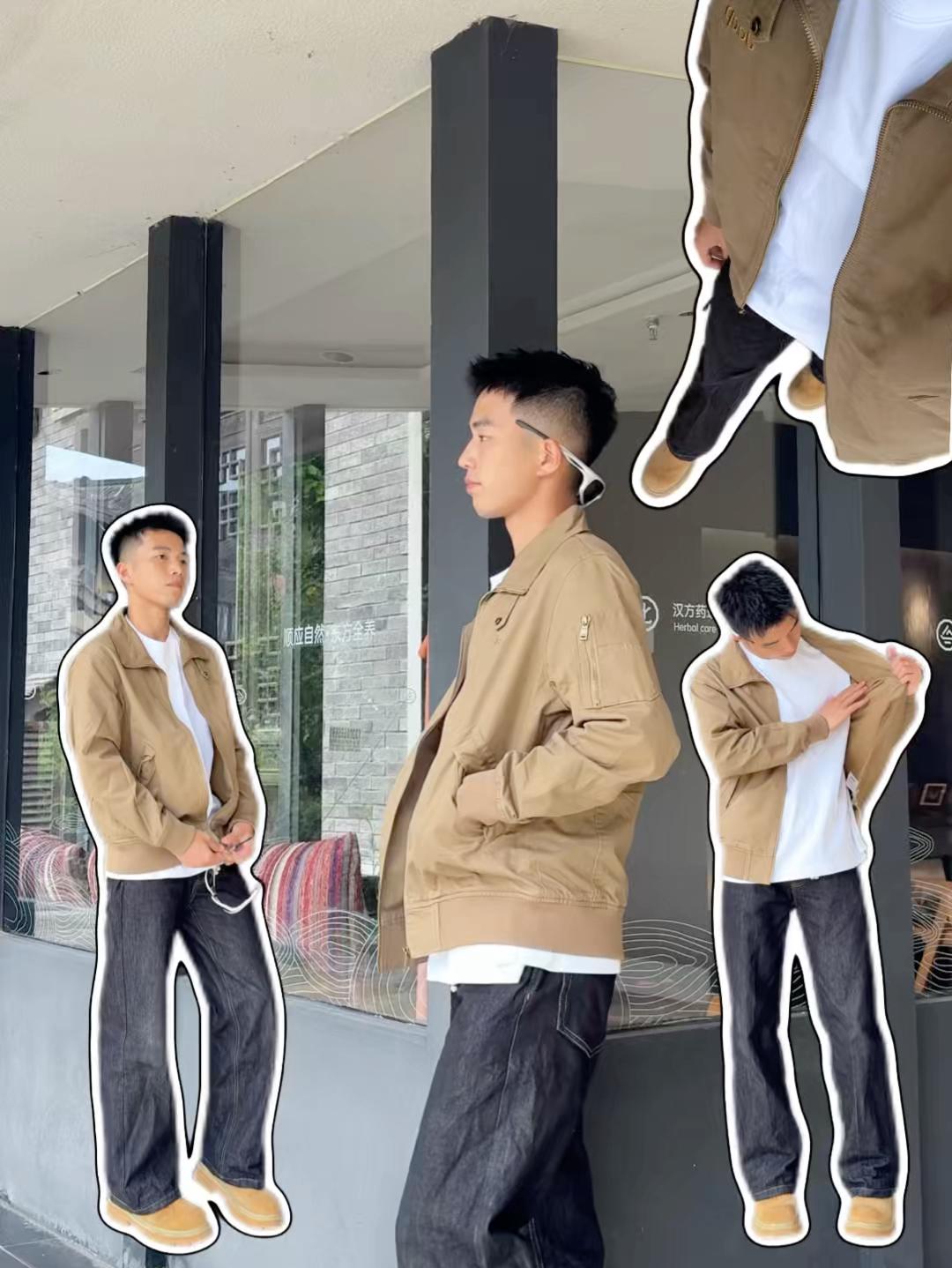 早秋卡其夹克|🎩自带一点西部氛围感