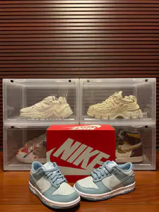 低饱和度的灰蓝配色+有细节的透明Swoosh=是你喜欢的吗?