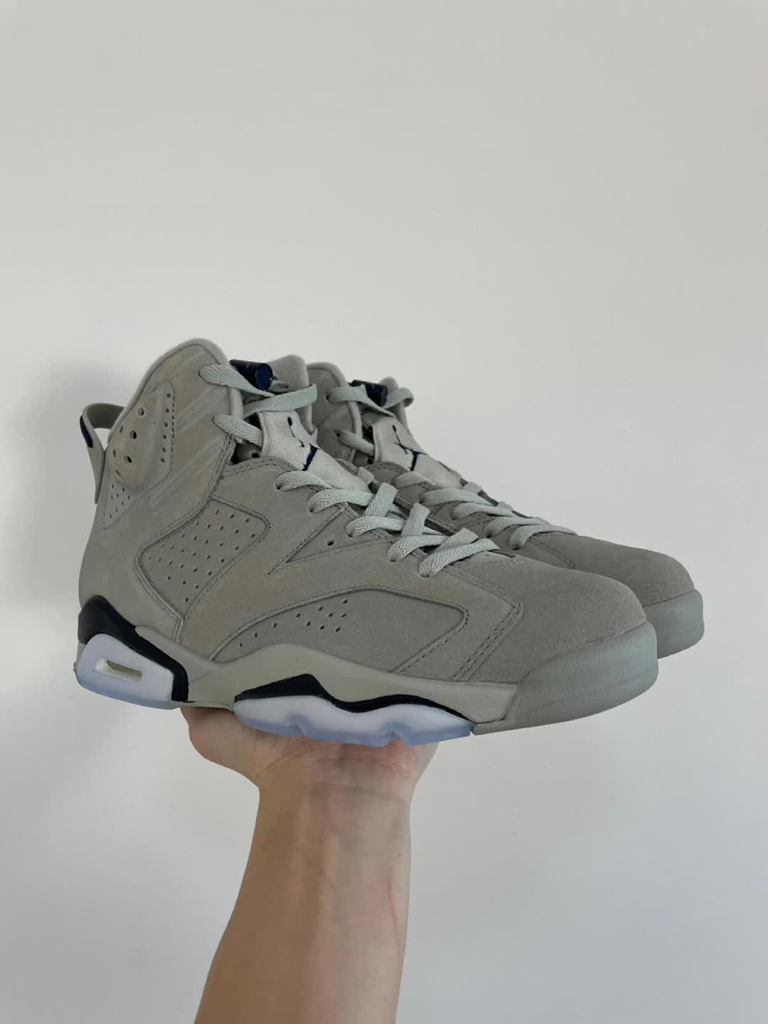 Air Jordan 6  灰色 实拍展示