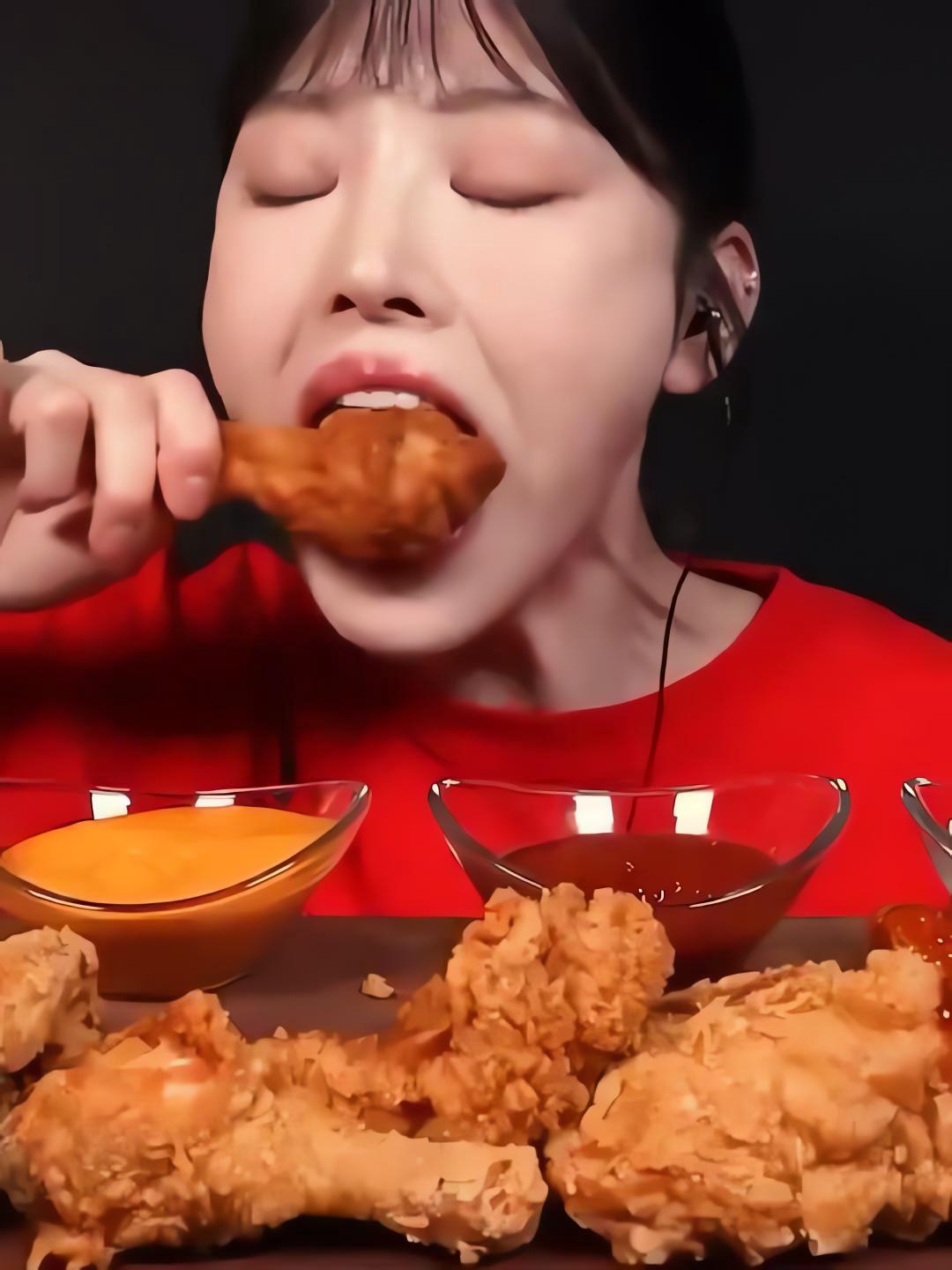 香脆肯德基炸鸡吃播！