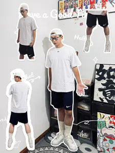 Clean Fit基础白T✨|178男生夏日日常美式随性穿搭分享🌟