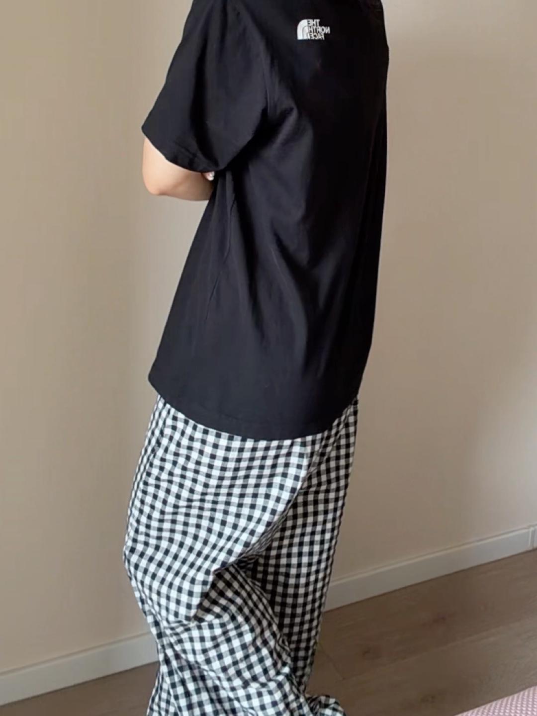北面短袖ootd