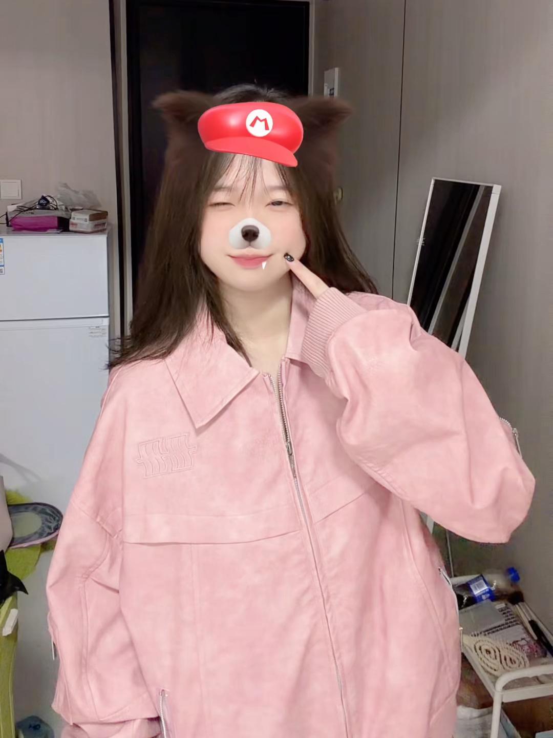 来来来！可盐可甜的皮衣外套💕