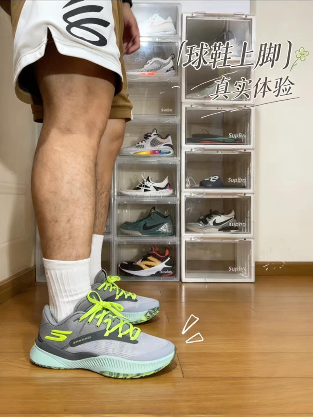 大体重友好!斯凯奇SKX静态上脚,缓震支撑到位