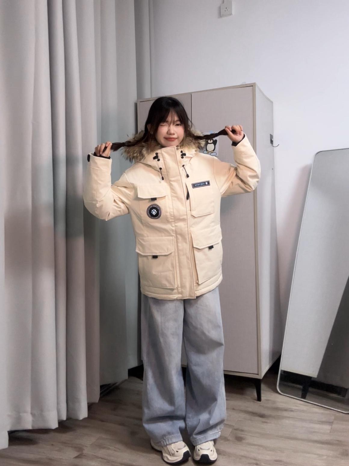 终于get到王一博同款鸭鸭羽绒服…好喜欢😍