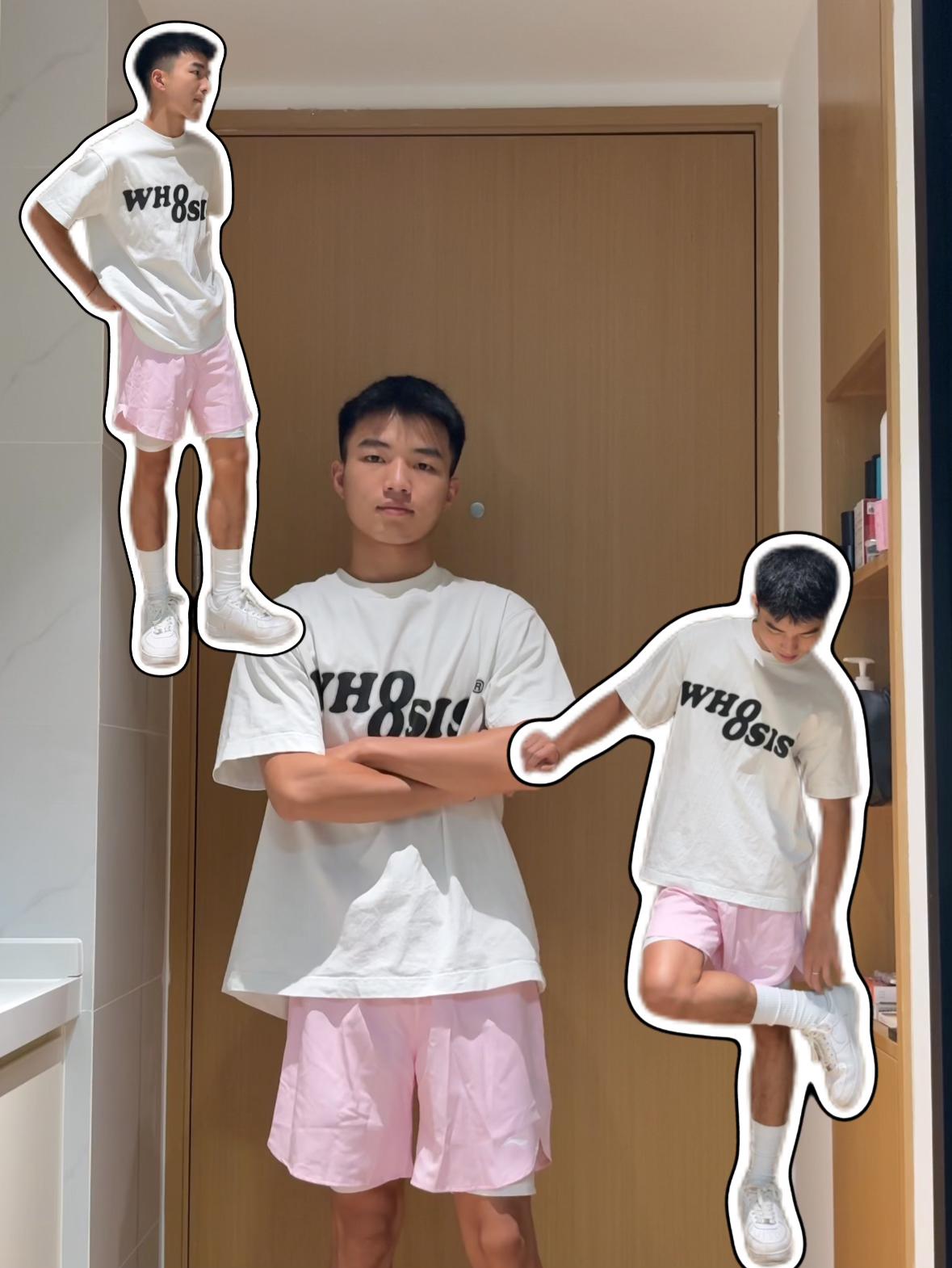 粉运动裤，穿上就是健身房最靓的仔