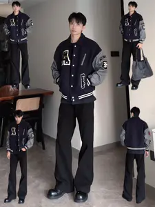 男生闭眼入|重工刺绣棒球服太帅了