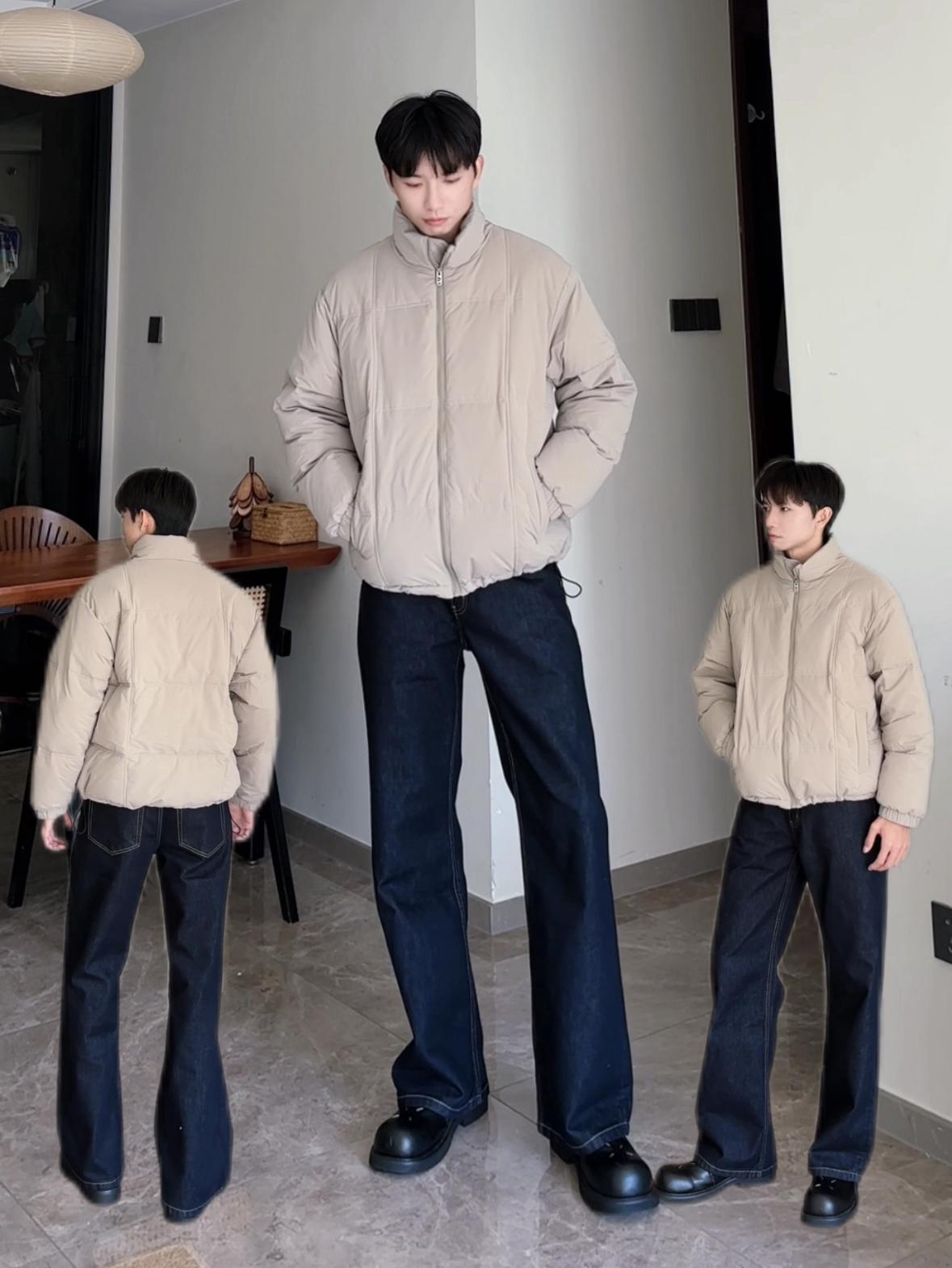 冬日省心的白鸭绒面包服～