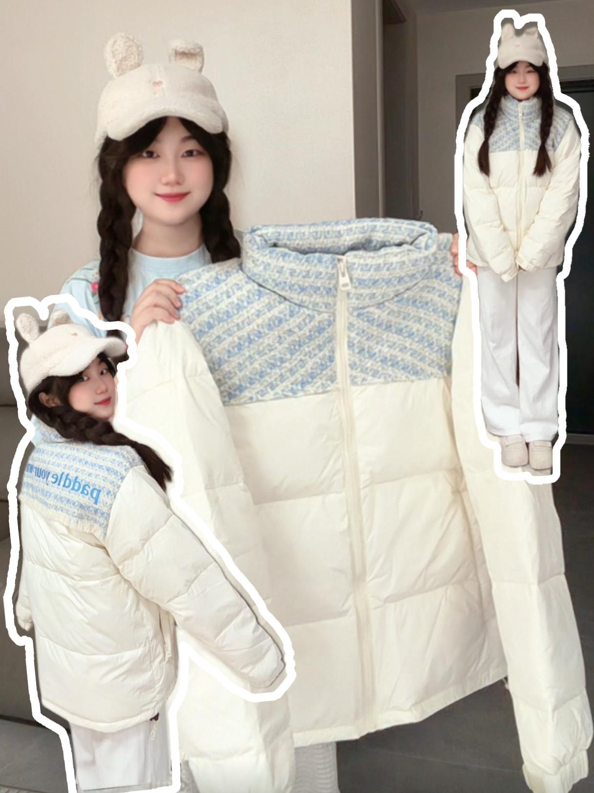 💭反季小香风羽绒服分享!奶呼呼的好好看呀~