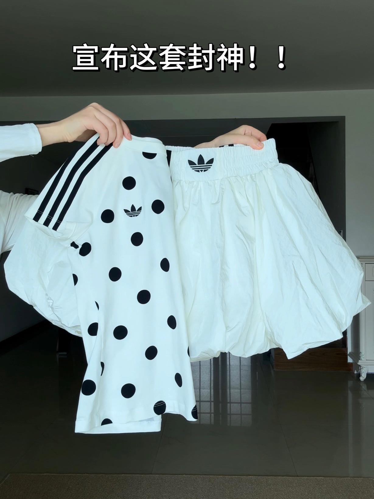 阿迪波点小t➕花苞裙💭这一套真的好韩啊~