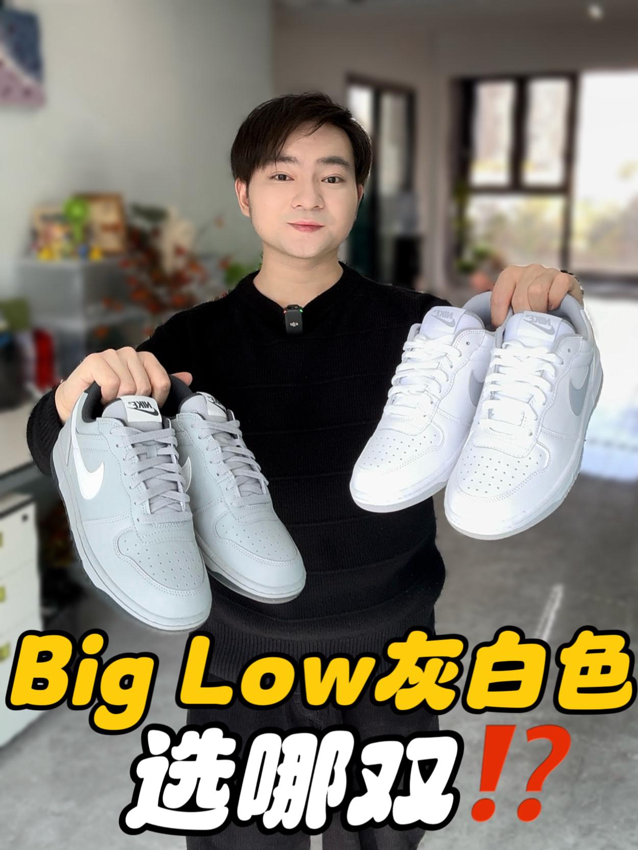 买鞋抄作业｜两双灰白色Big Low该怎么选⁉️🧐