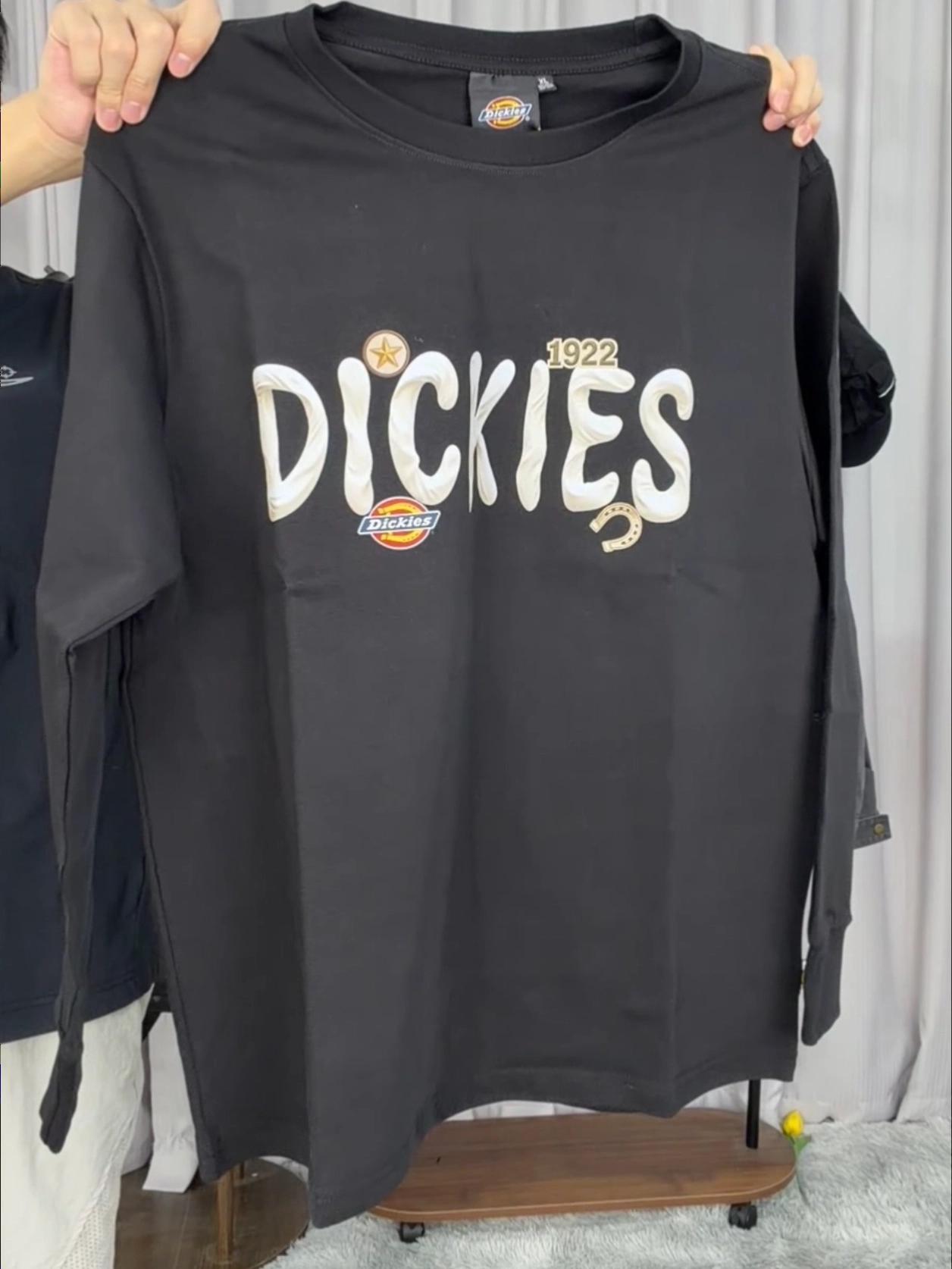 Dickies刺绣长袖T封神!美式复古有质感