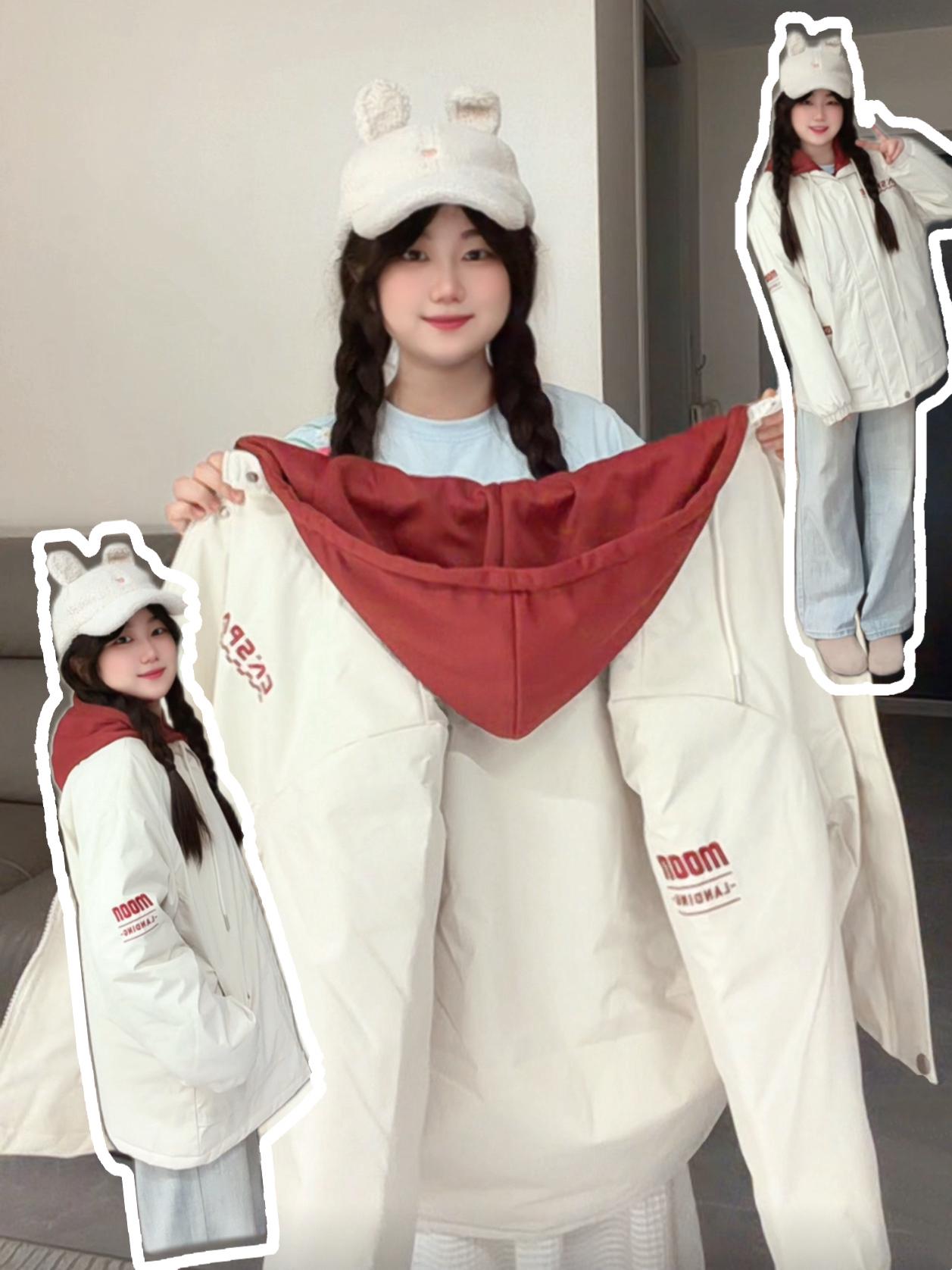 💭浅浅期待这件假两件棉服外套吧！！