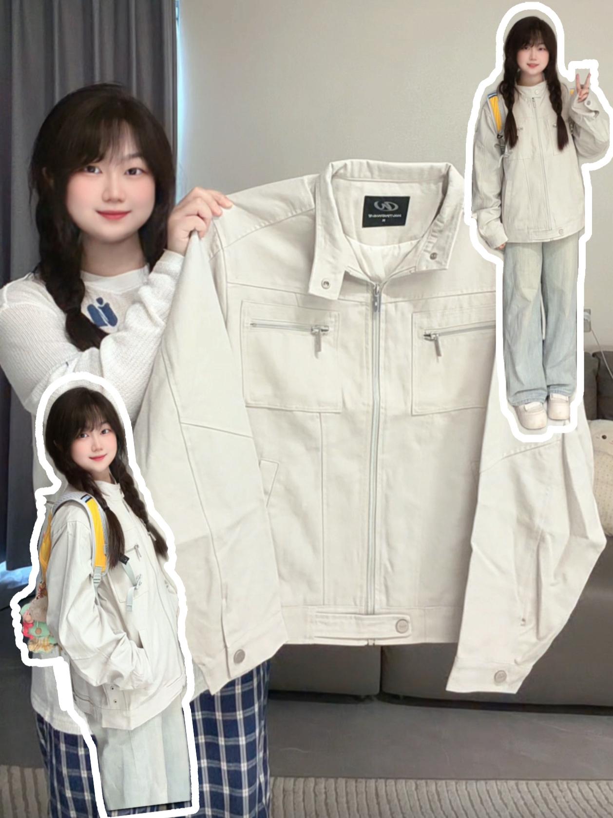 💭分享一件超舒服的夹克外套！真的很喜欢呀～