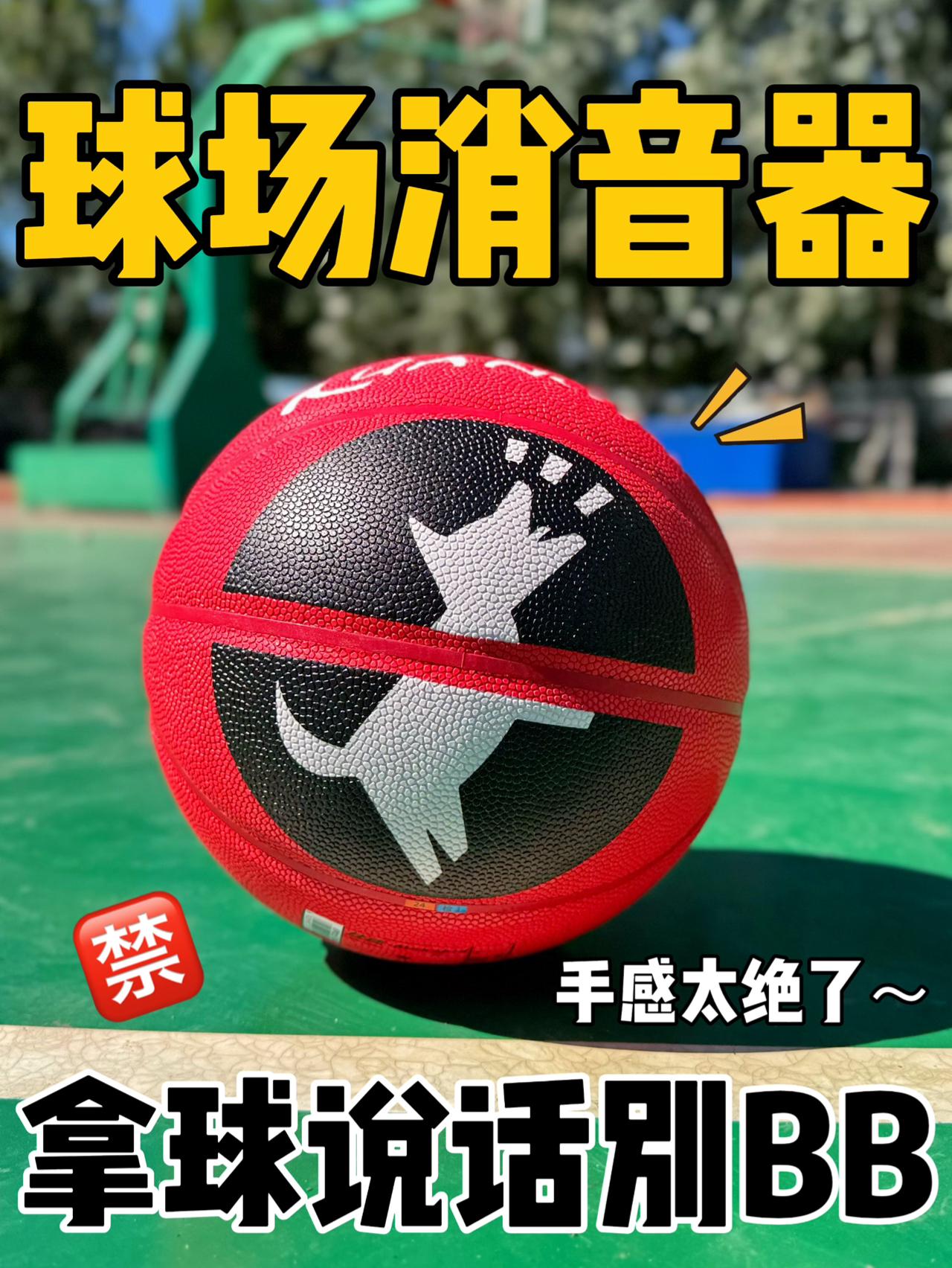 球场消音器⁉️禁止狗叫的篮球你见过吗‼️