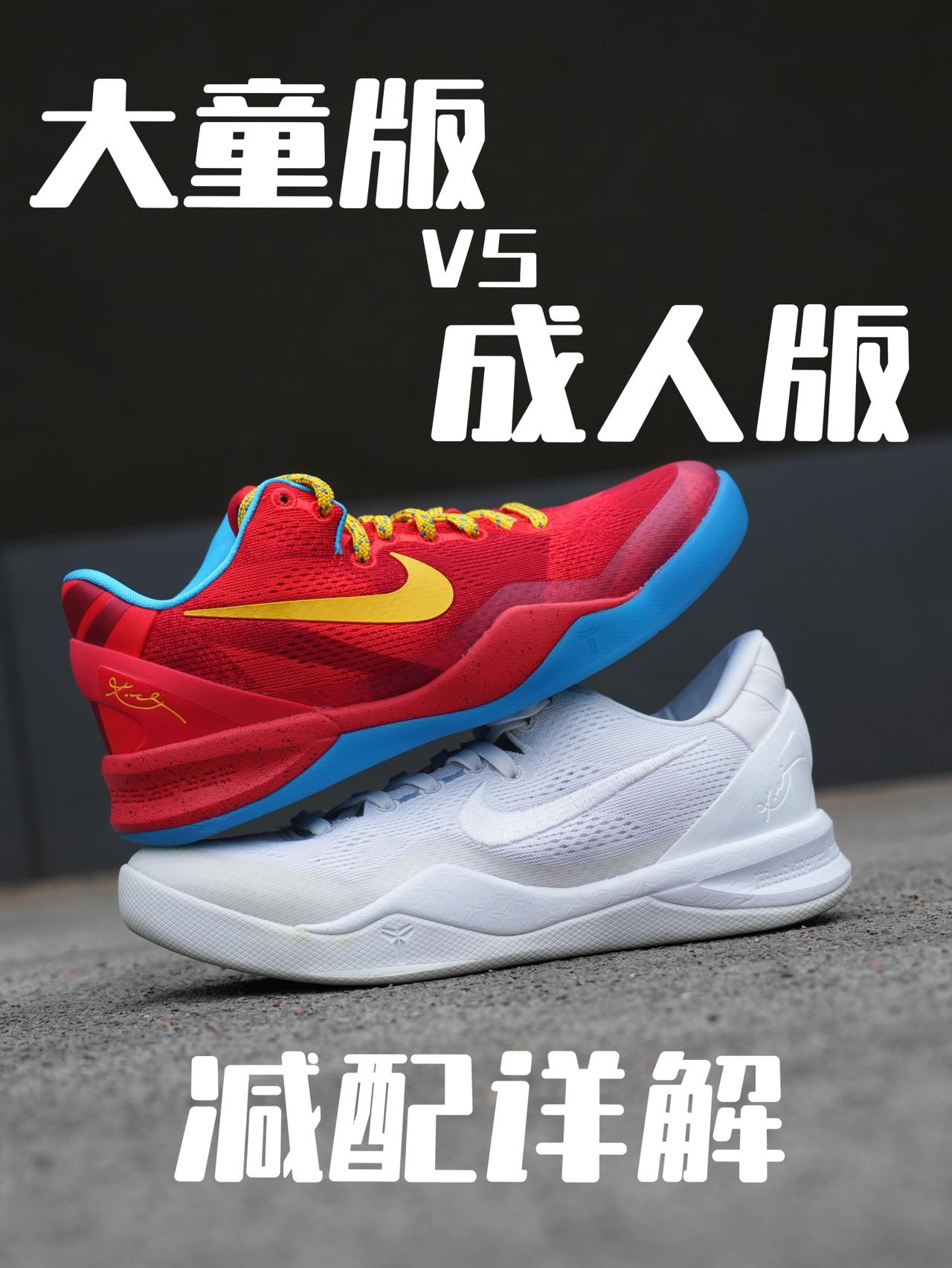 KOBE 8 Protro 大童版🆚成人版