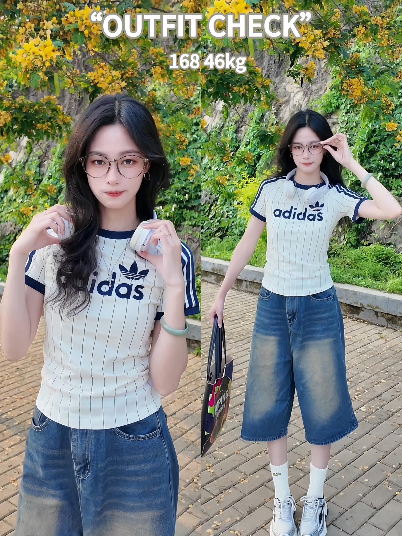 adidas经典三道杠|上紧下松拿捏夏日松弛OOTD