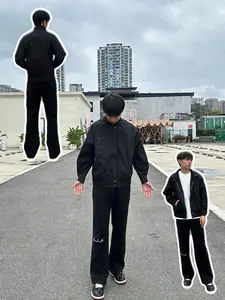 高个子男生春秋夹克|GWIT哈灵顿外套宽松显瘦百搭