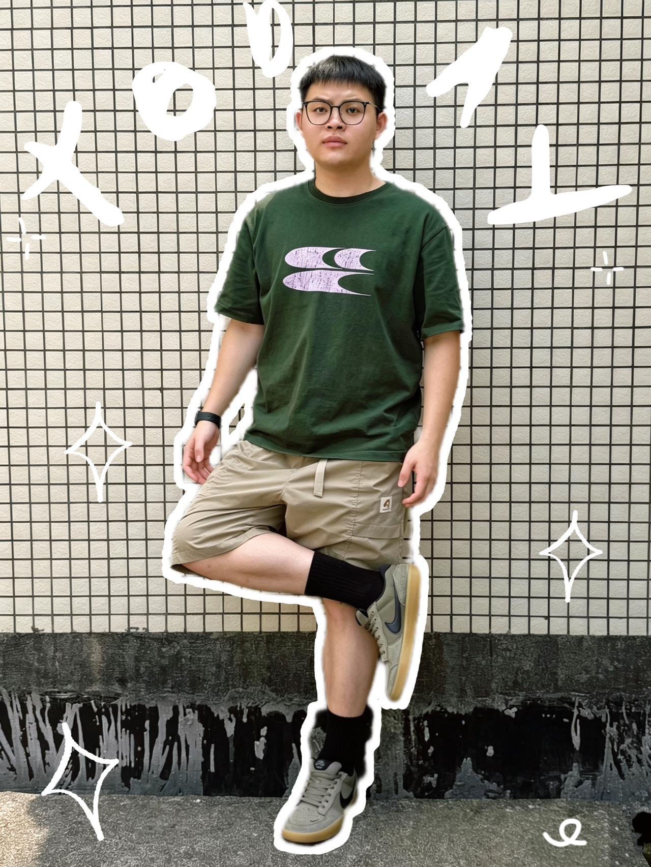 今日OOTD|🟢🟤轻松搞定我的出街穿