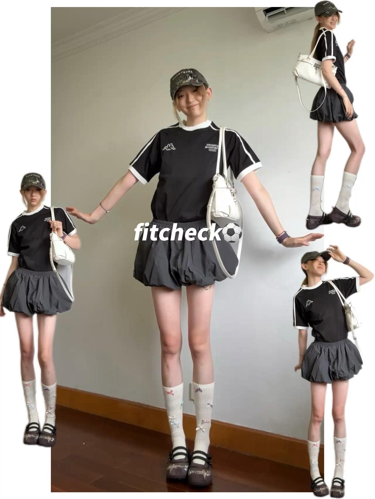 183/70芭蕾运动风辣妹fitcheck⚽️