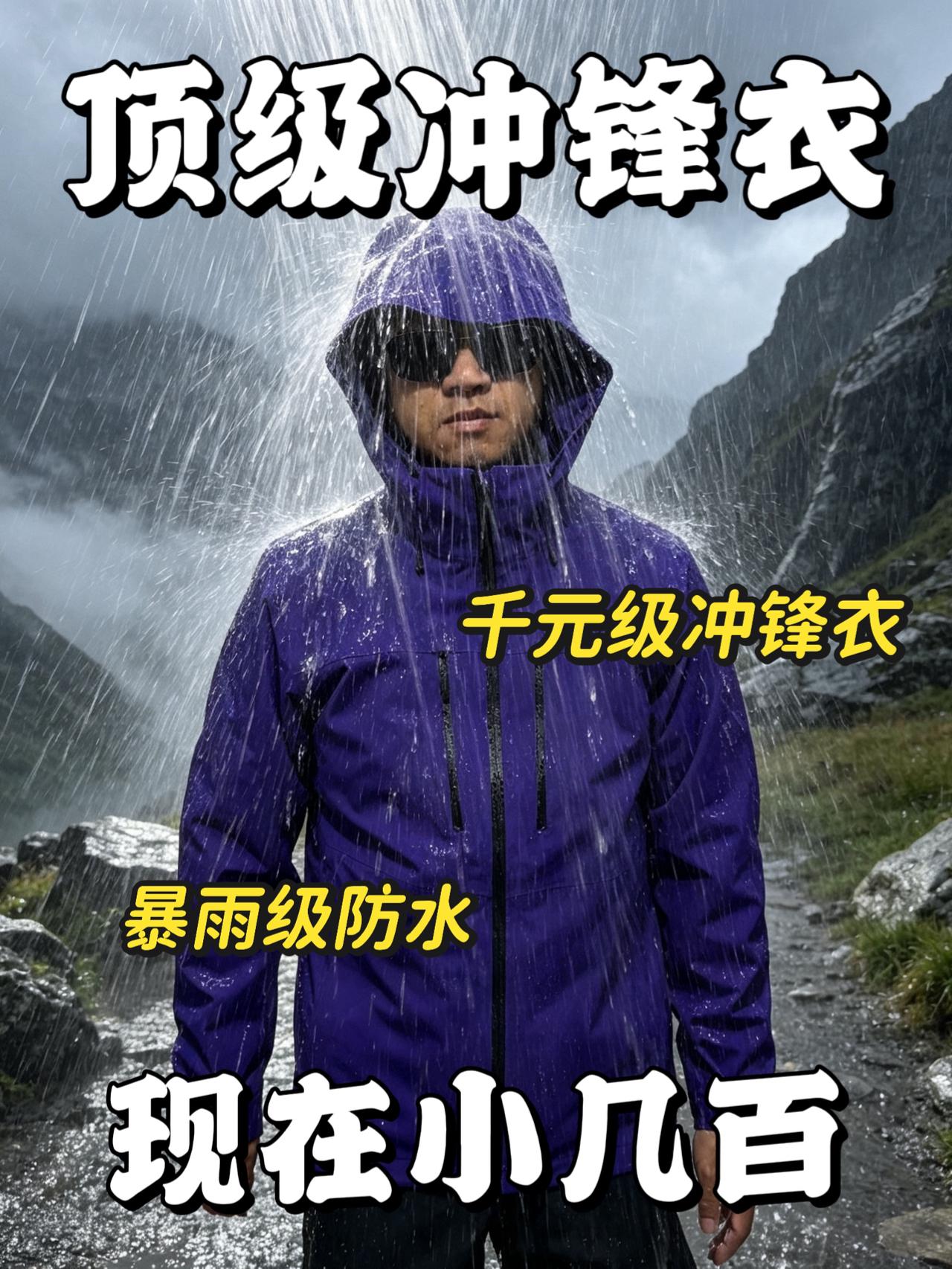 千元级顶级冲锋衣❗️现在小几百❓❗️