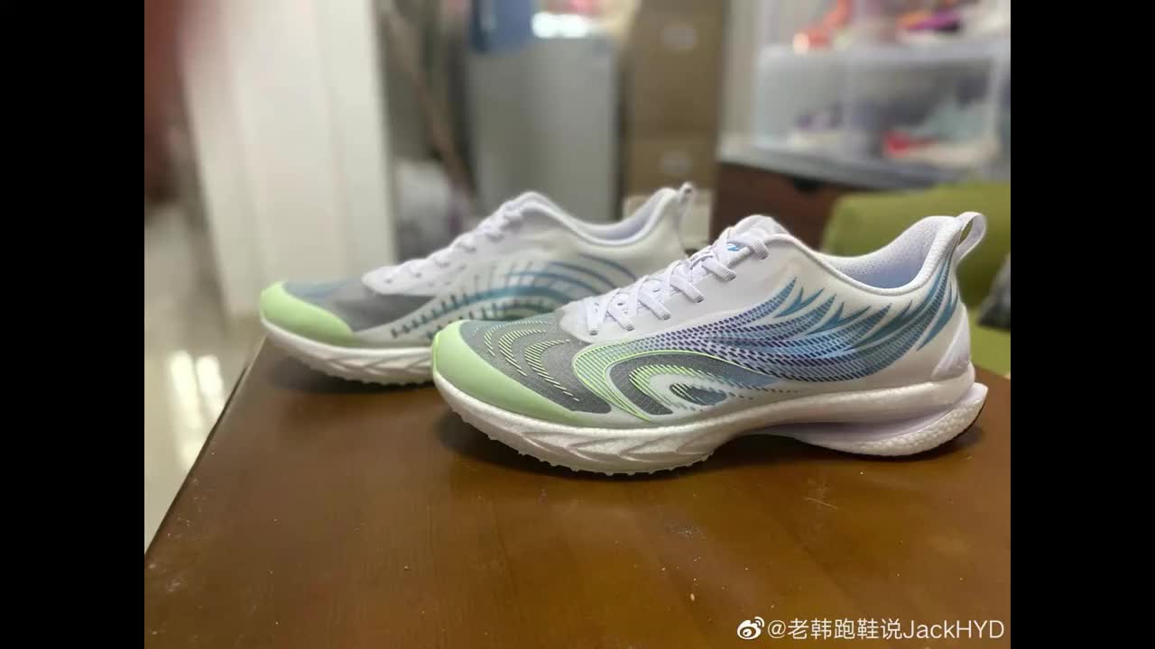 特步100飞凌-场地竞速杀手#球鞋 #球