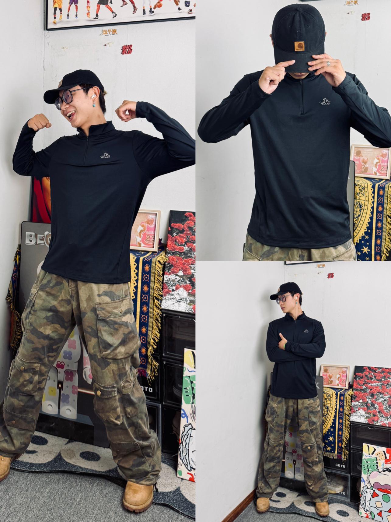 178/150男大｜半拉链速干上衣 山系日常一套搞定⛰️
