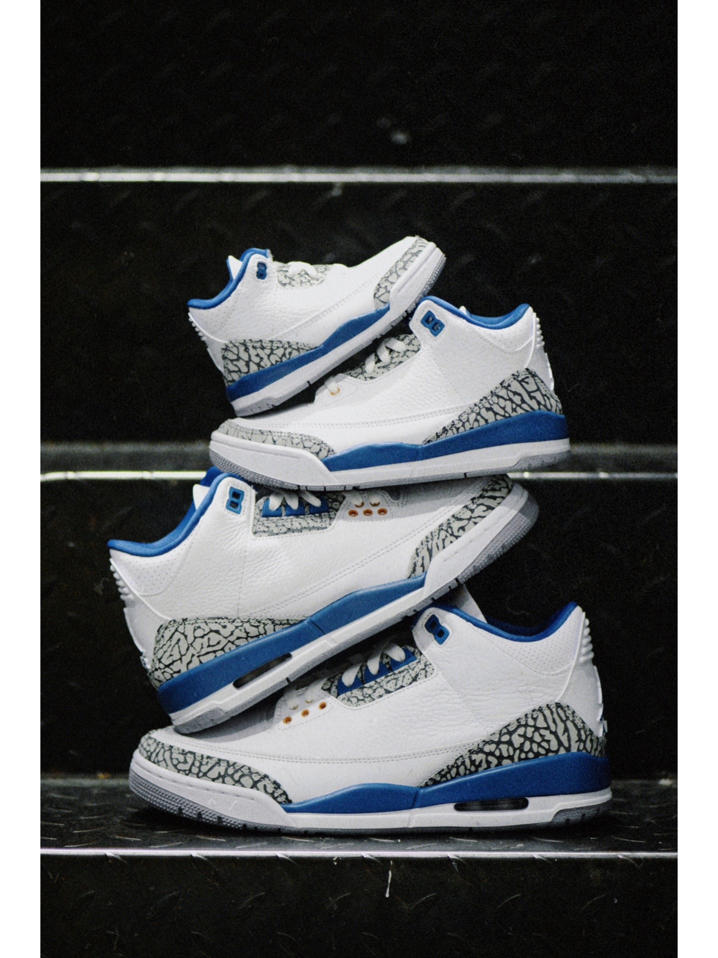 White and True Blue
