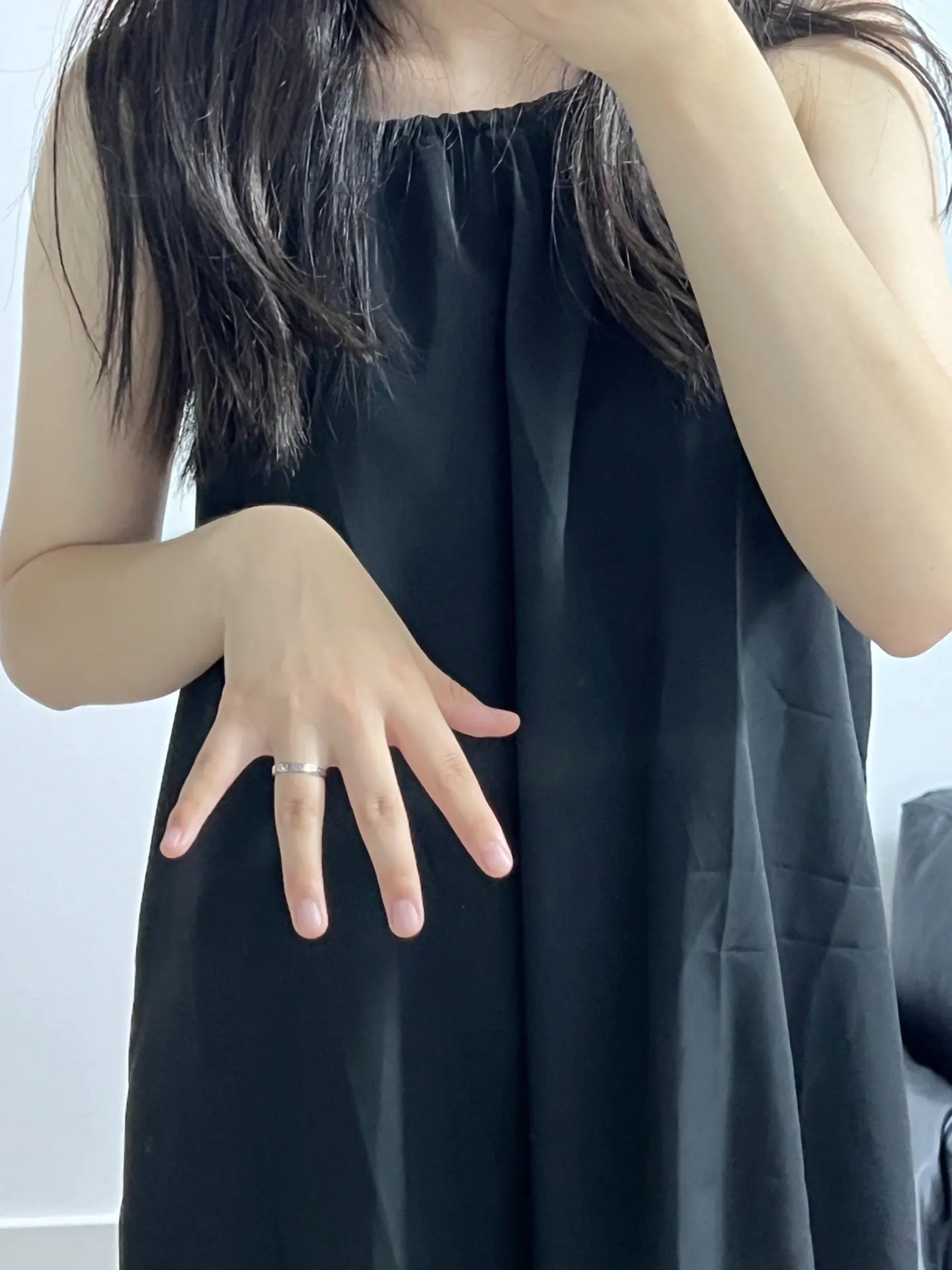 ootd|黑色系搭配银色戒指太好看啦!🪐