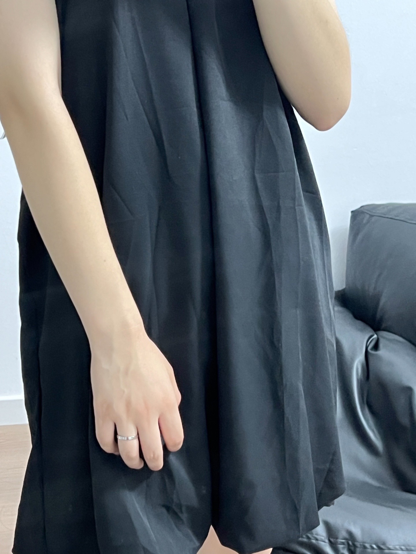 ootd|黑色系搭配银色戒指太好看啦!🪐