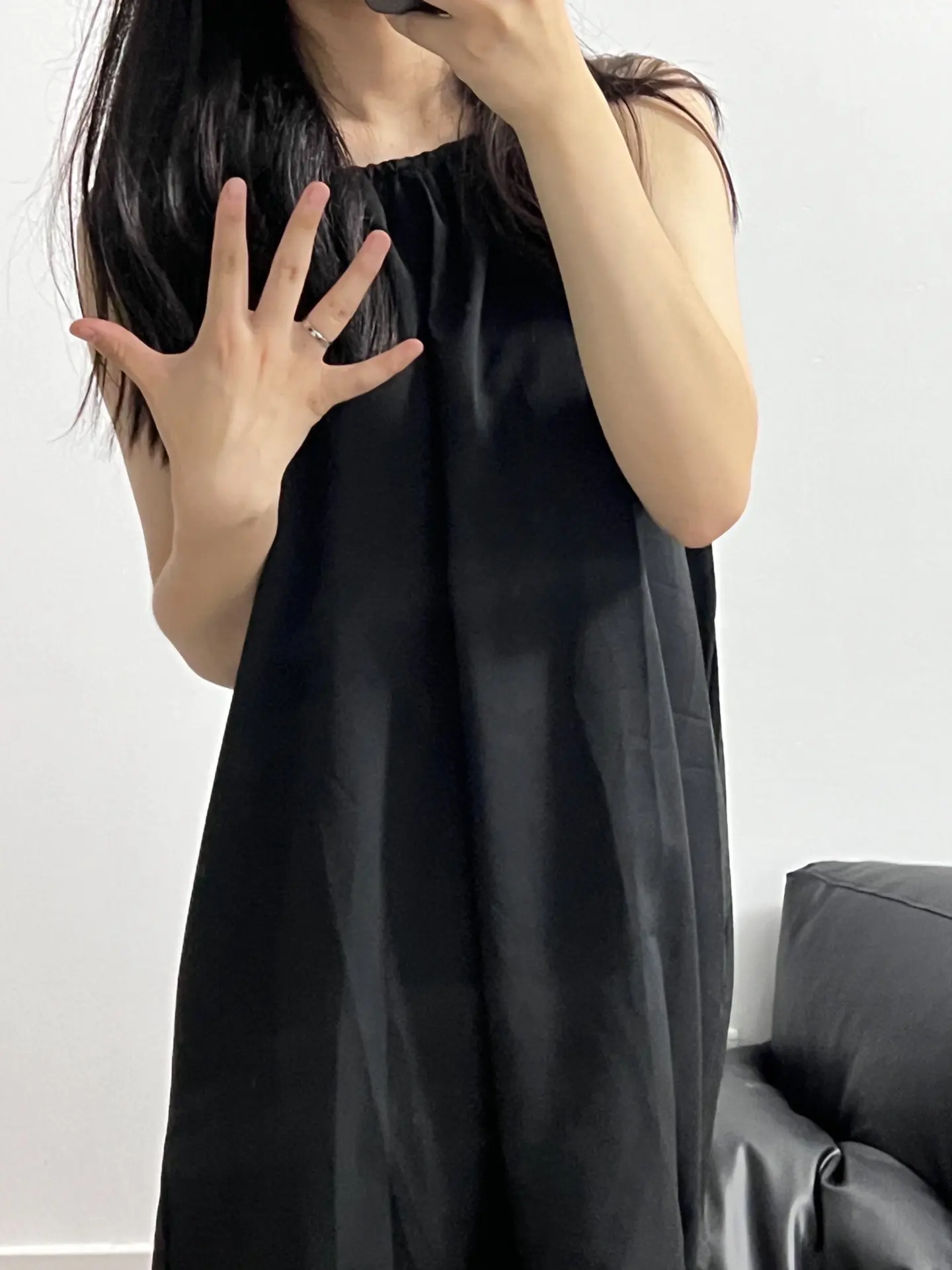 ootd|黑色系搭配银色戒指太好看啦!🪐