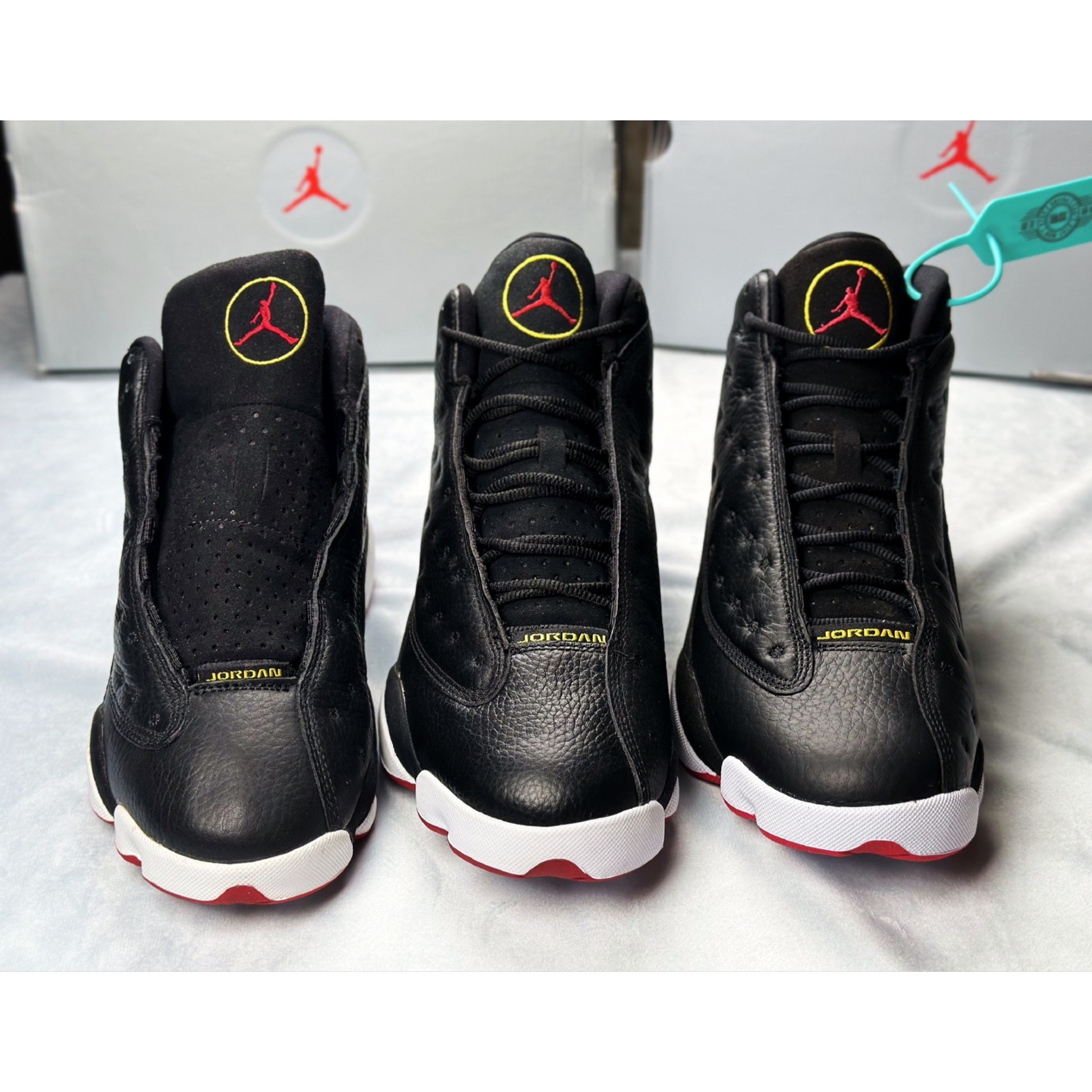 Air Jordan 13 季后赛/全明星 原年与两次复刻对比