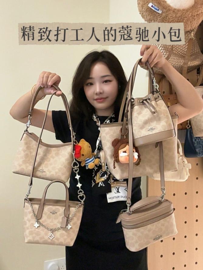 所有人感受❗️蔻驰豆沙色全系列包型对比测评