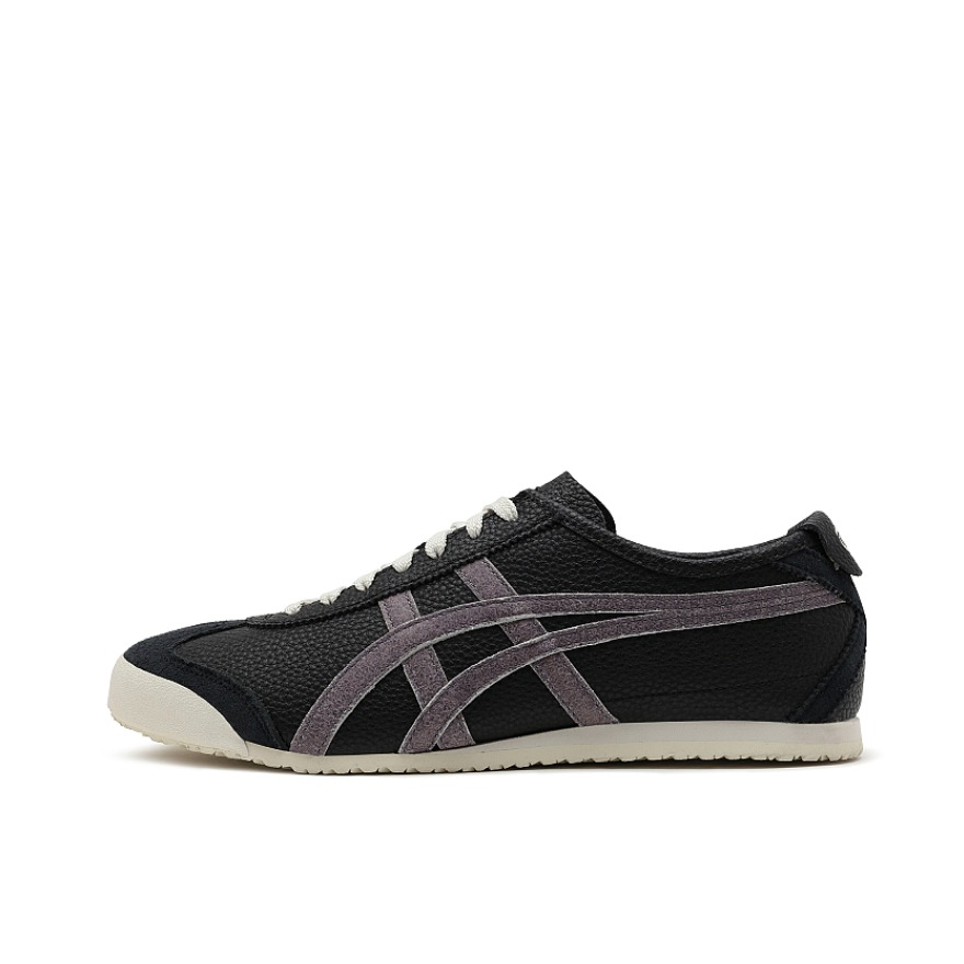 推荐商品：Onitsuka Tiger Mexico 66 德训鞋 运动休闲鞋 复古轻便透气舒适百搭防滑 黑/铁灰
