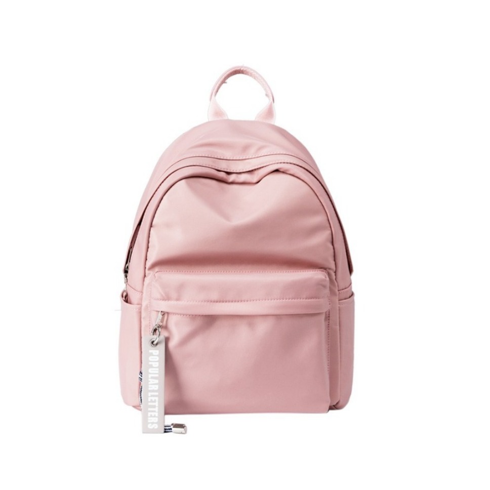 森马  简约森系时尚潮双肩包女大学生 1d078530252 粉色小号