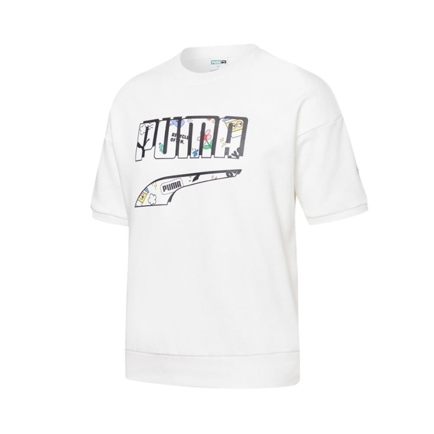Puma/彪马 Essentials印花logo圆领短袖T恤 532041