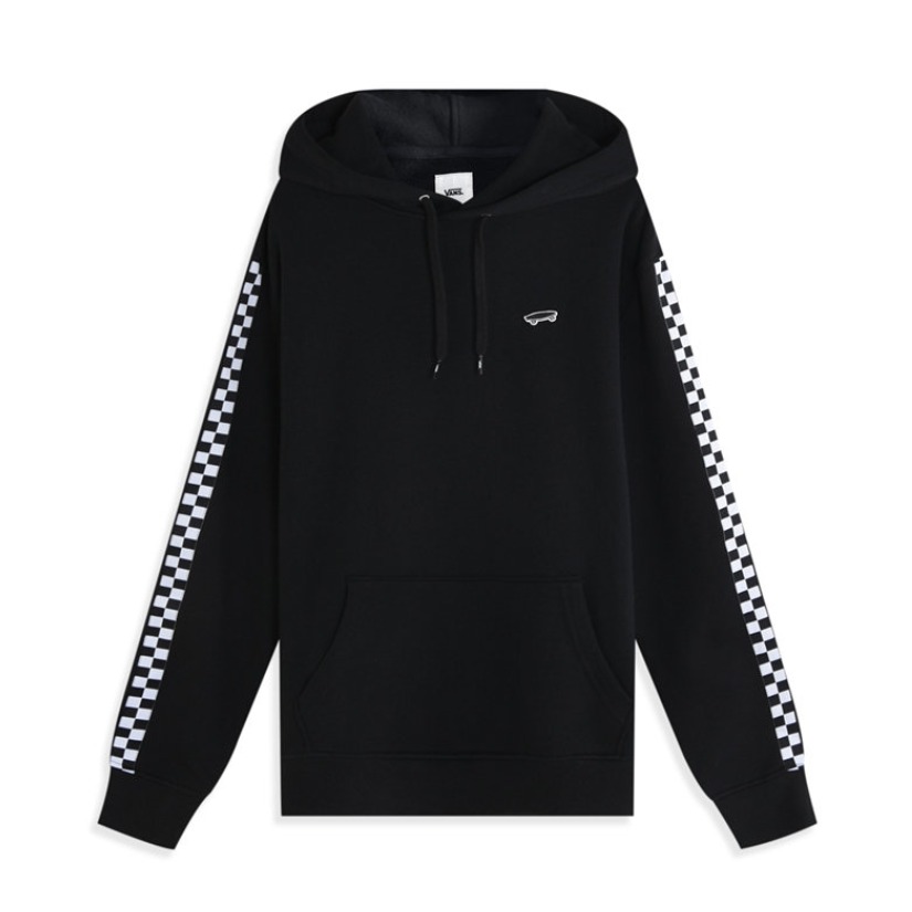 vans 运动休闲棋盘格连帽卫衣 vn0a3qseblk