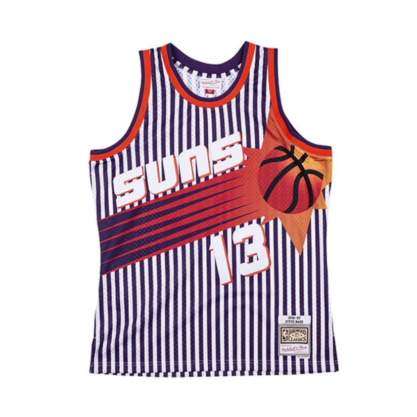 mitchell ness 纳什 太阳队 13号球衣