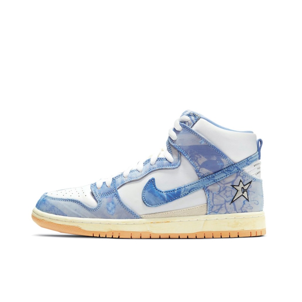 nike dunk sb/高帮/carpet company联名/蓝白刮刮乐【周杰伦同款】