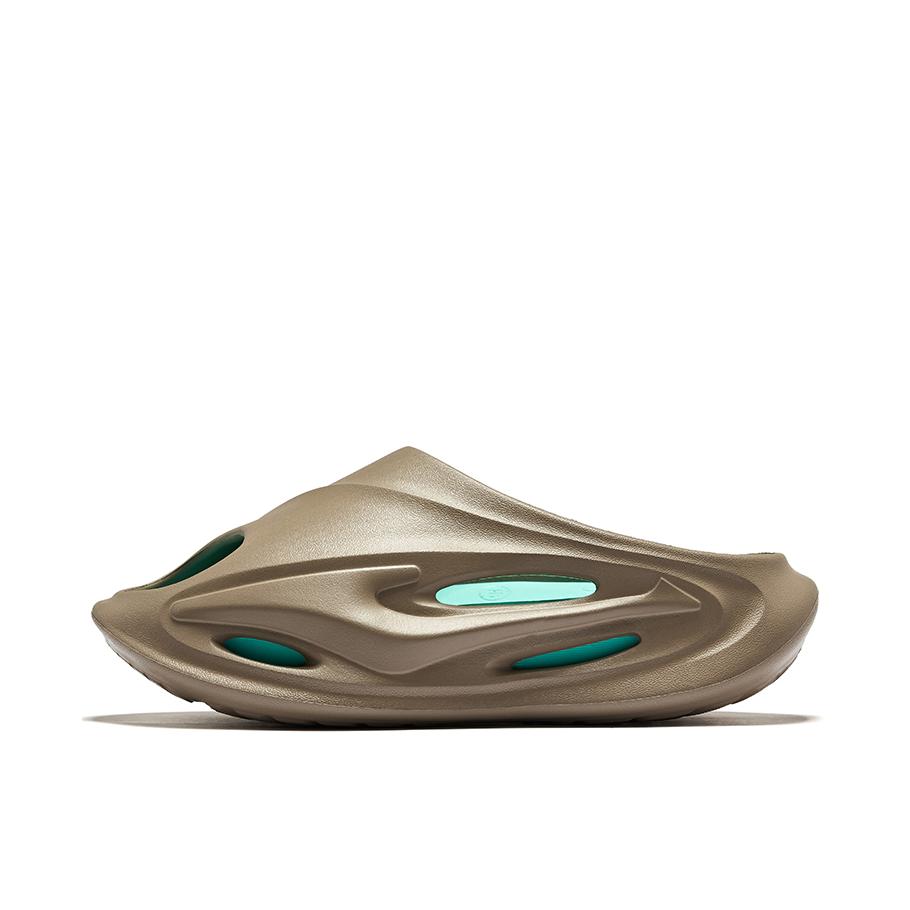 推荐商品：鸿星尔克 芷境 防滑耐磨 透气软底 轻便增高 软弹 舒适回弹 静音 外穿 一字 拖鞋 枯木灰