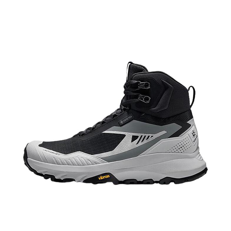 推荐商品：Kailas/凯乐石  括苍  GORE-TEX  中帮  防水 抓地 防滑耐磨 舒适透气  登山靴 徒步鞋 户外鞋 女款/墨黑/云峰白