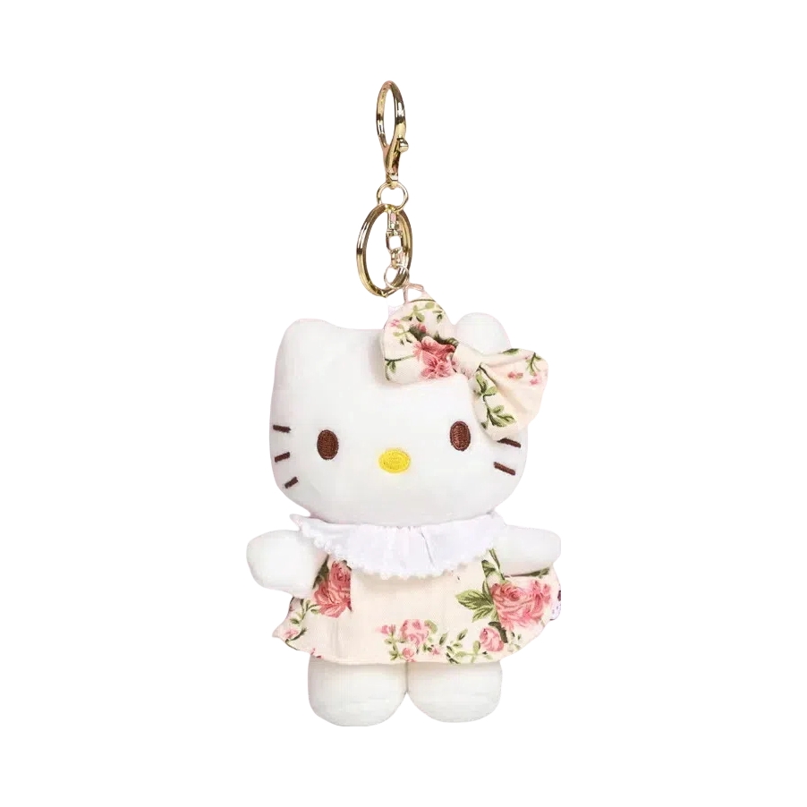 推荐商品：尚绒坊 三丽鸥 Hello Kitty花朵系列 玩偶挂件钥匙扣 周边