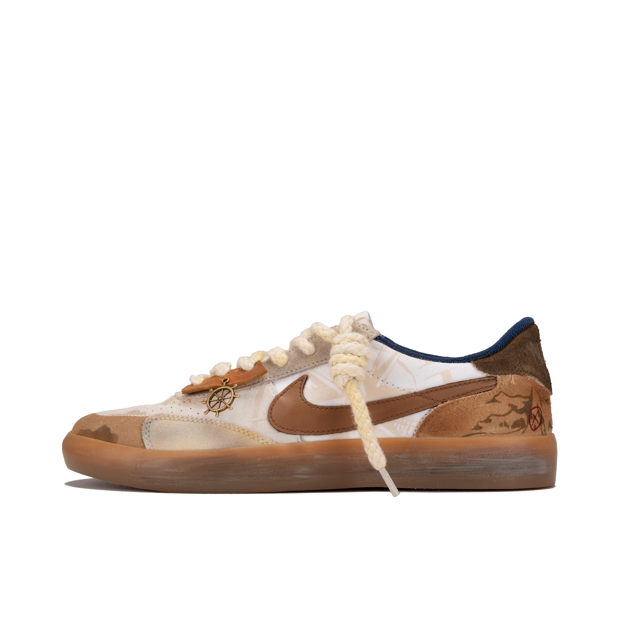 推荐商品：【定制款】Nike Heritage Vulc 轻便防滑 皮革 复古风 板鞋 奇幻加勒比